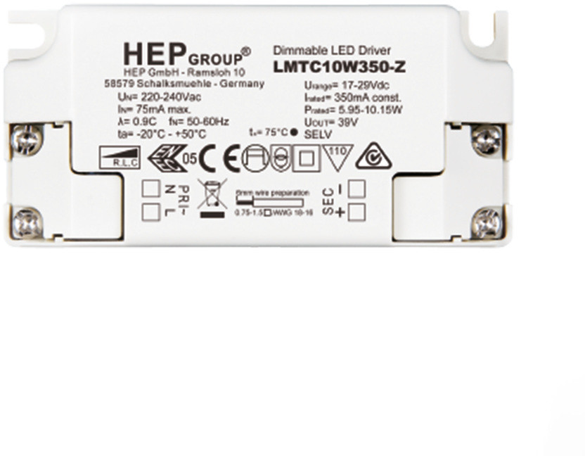 Astro Lighting LED Driver CC 350mA 10W Phase Dim 6008080 zasilacz IP20 AST6008080