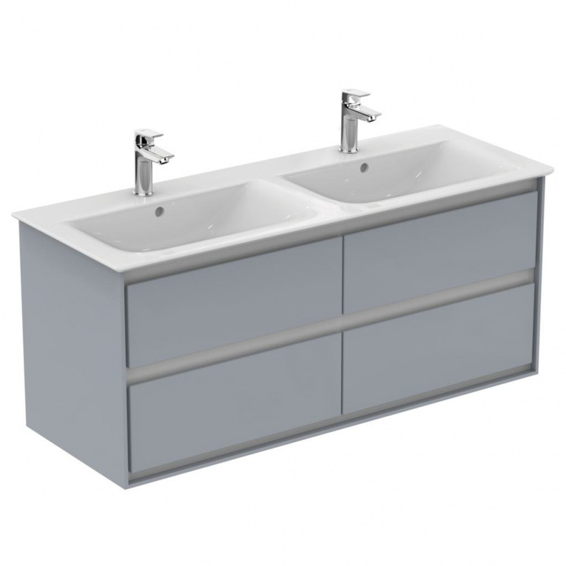 Ideal Standard Connect Air Szafka pod umywalkę 120x51,7x44 cm jasnoszara/biała mat E0822EQ