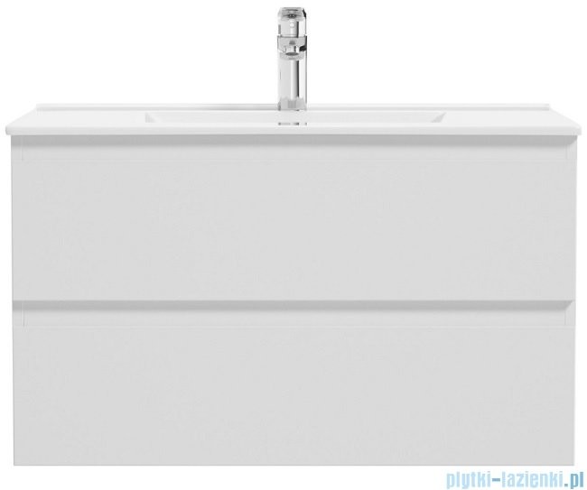 Oltens Oltens Vernal szafka 80 cm podumywalkowa wisząca biały połysk 60003000