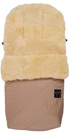 Kaiser 6542031 Wózek śpiworek paat z jagnięcej skóry, kolor piaskowy