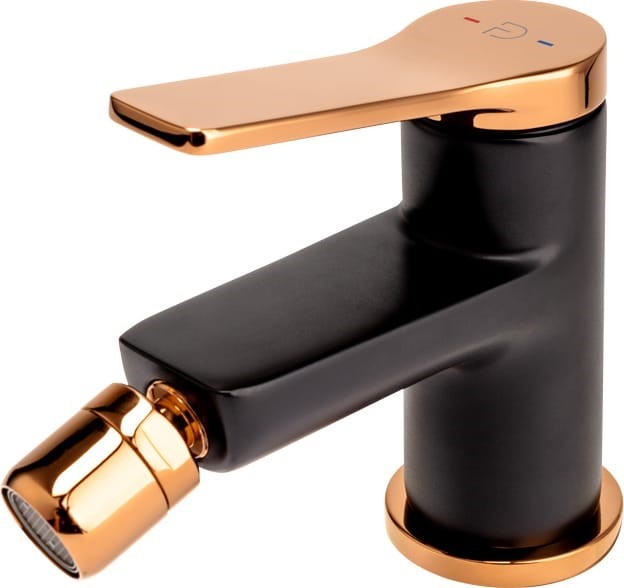 F-DESIGN FDesign SEPPIA FD1-SPA-6-25 czarny + różowe złoto miedź) FD1-SPA-6-25