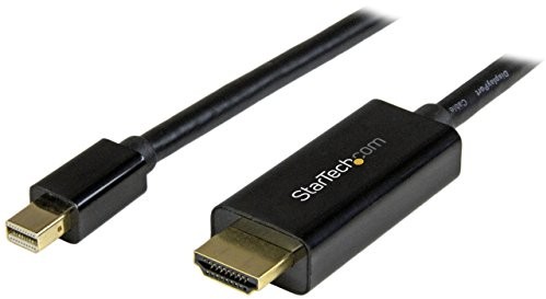 StarTech com com kabel mini DisplayPort do HDMI o przekątnej 6,5 ft kabel adaptera monitora 4K 30 Hz wyświetlacz mDP PC lub Macbook na HDMI (MDP2HDMM2MB) MDP2HDMM2MB
