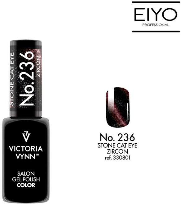 Victoria Vynn Lakier hybrydowy Gel Polish Color STONE CAT EYE ZIRCON nr 236 8 ml NOWOŚĆ! 330801