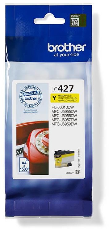 Brother oryginalny atrament [LC-427Y] yellow