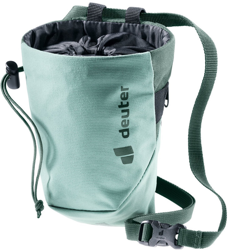 Deuter Gravity II Chalk Bag M, zielony 2021 Magnezje i torebki na magnezje 3391422-2275