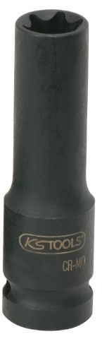 KS Tools 515.1056 1/2 cala TX-E-siła klucz nasadowy, długie, E18 515.1056