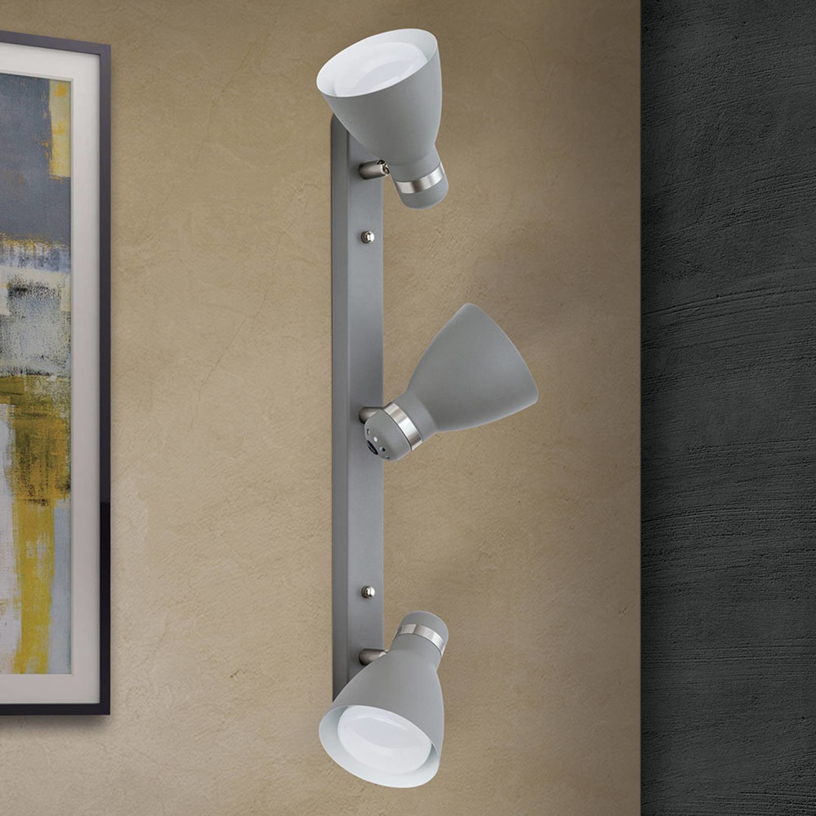 Orion Spot sufitowy School, 3-punktowy, szary