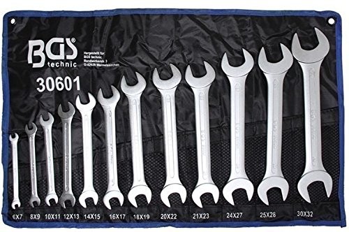 BGS podwójny klucz płasko-oczkowych, 6  32 MM, 12-częściowy, 1 sztuki, 30601