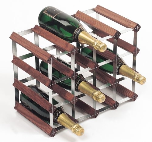 Rta From Samuel Groves Regał na wino RTA from Samuel groves 4 X 3 na 16 butelek z drewna sosnowego ze stali ocynkowanej (WNRK4103)