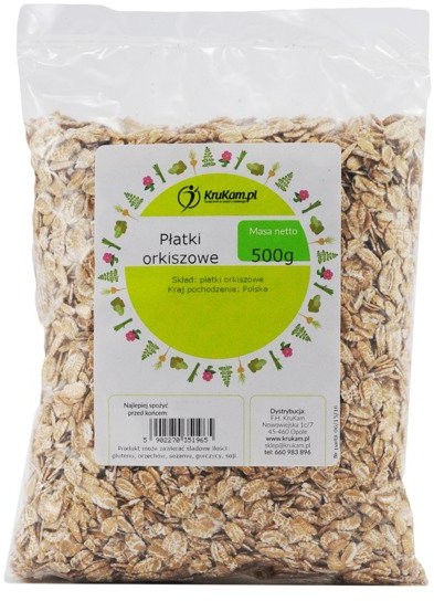 KruKam Płatki orkiszowe 500g