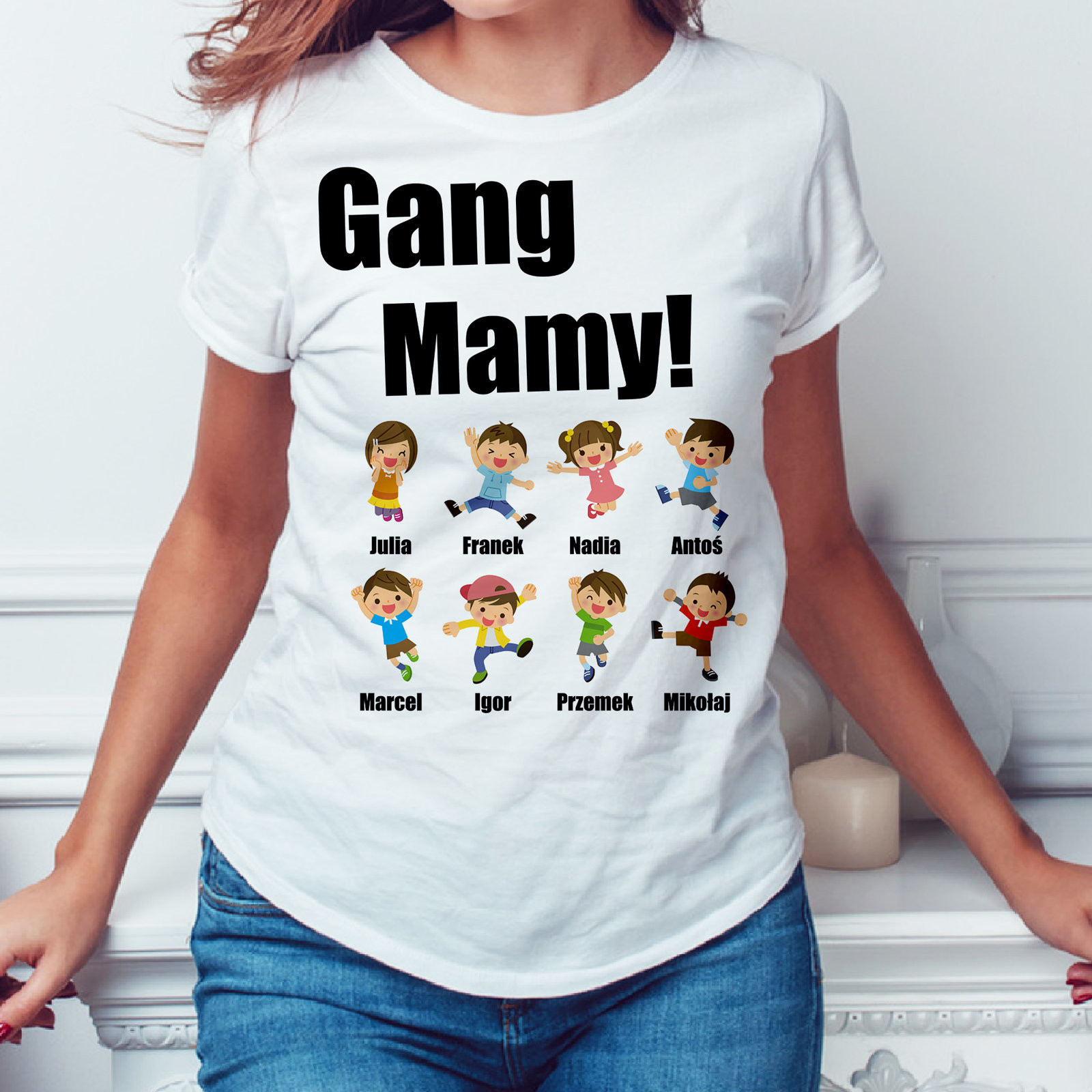 Poczpol Gang mamy - koszulka damska 43156-G