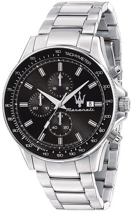 Zegarek MASERATI - Sfida R8873640015 Silver/Black