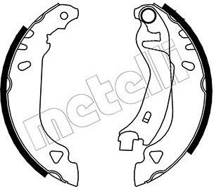 METELLI Zestaw szczęk hamulcowych 53-0066