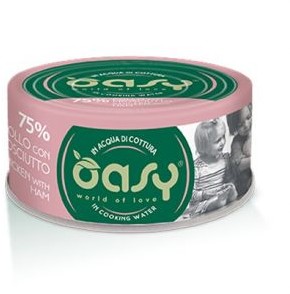 Oasy Oasy Kot More Love Kurczak i szynka puszka 70g
