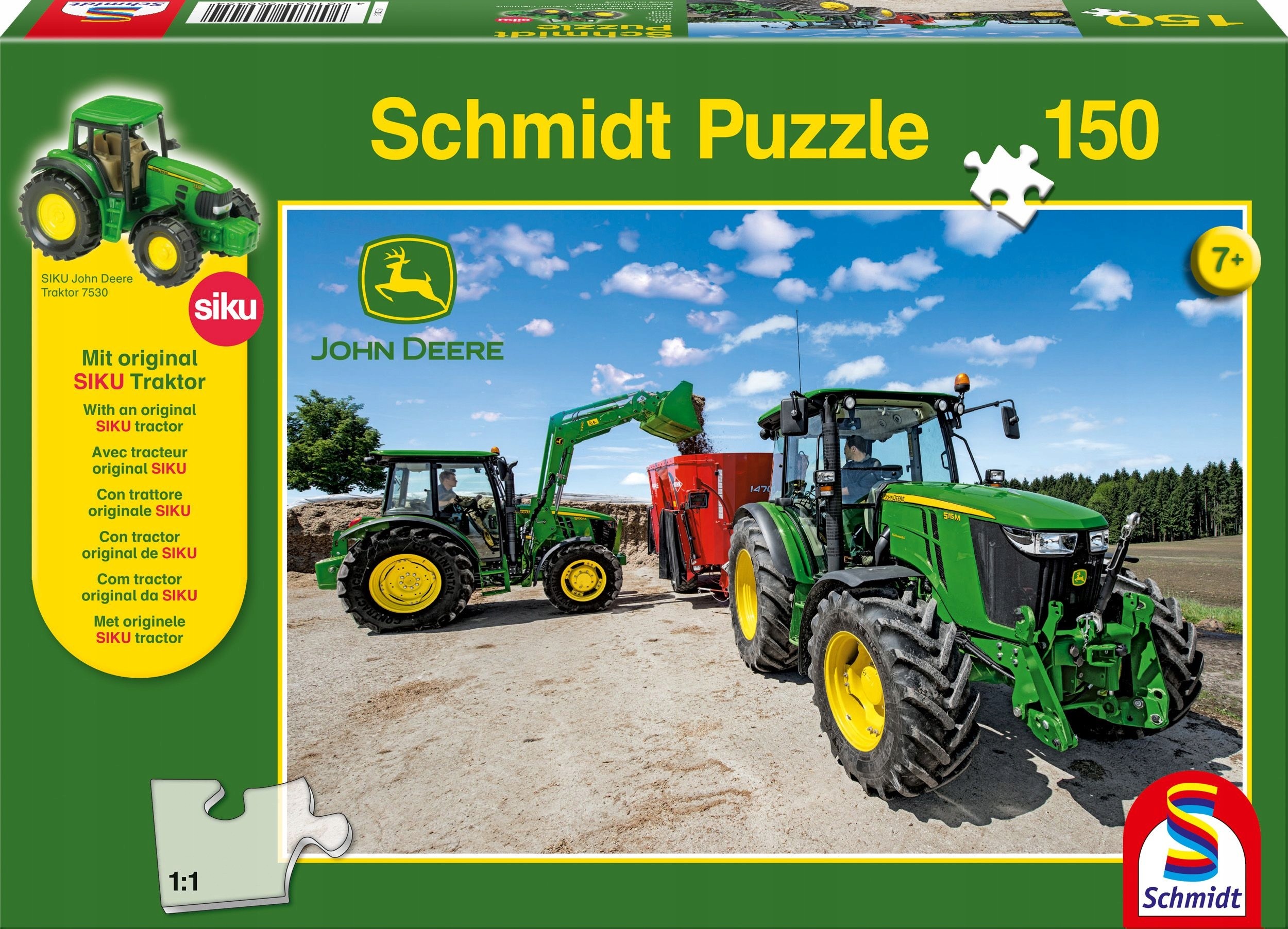 John Schmidt | Puzzle Deere + Traktor Siku | 100