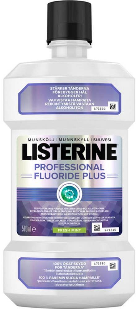 Listerine Professional Fluoride Plus płyn do płukania jamy ustnej Fresh Mint 500ml