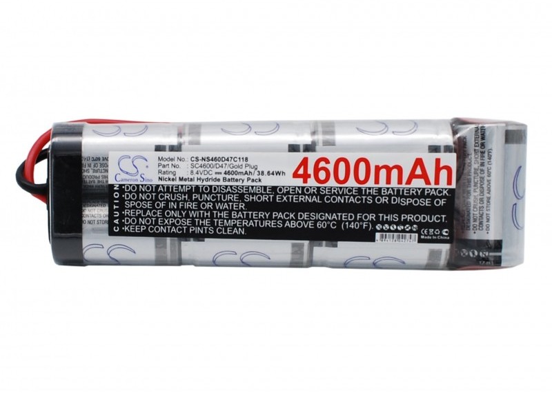 Cameron Sino 4600mAh 38.64Wh Ni-MH 8.4V 7S SC Gold Plug Cameron Sino)