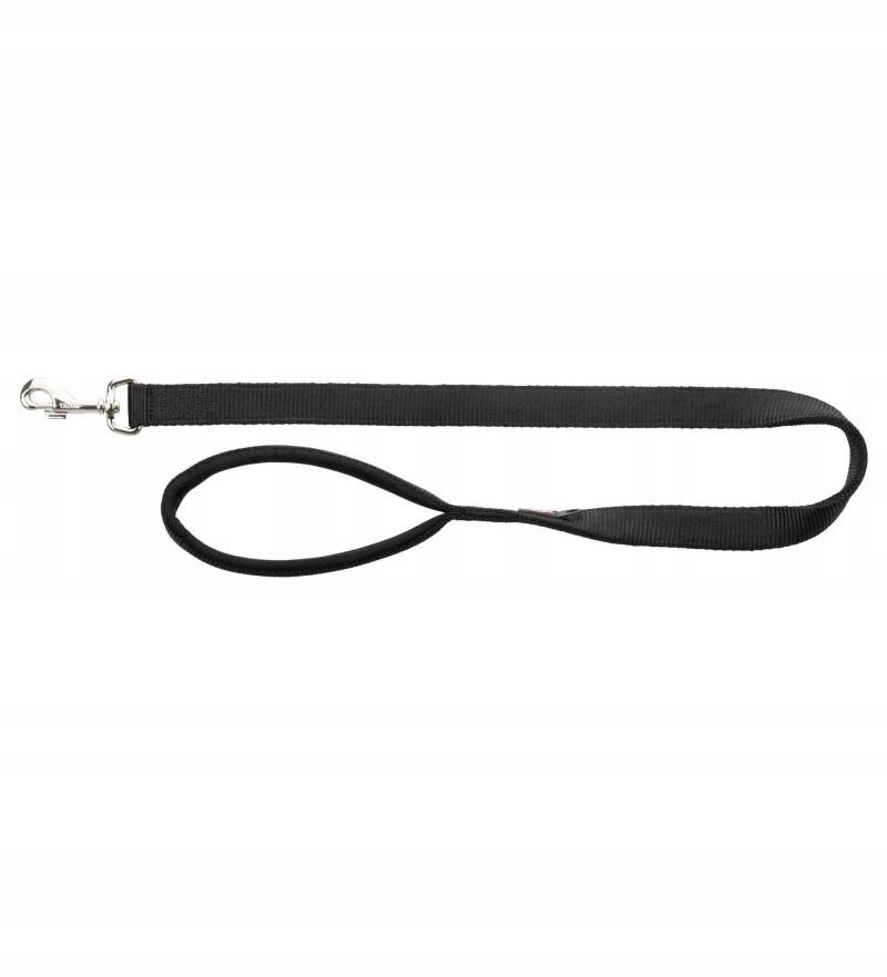 Trixie Smycz Premium M-L 1.8m 20mm czarna