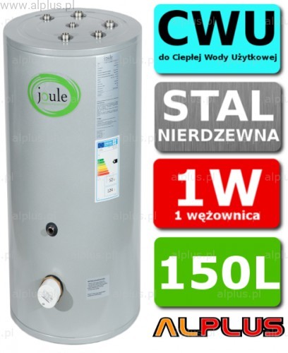 Joule Bojler nierdzewny Cyclone 150L z TCPMVI-0150TLC