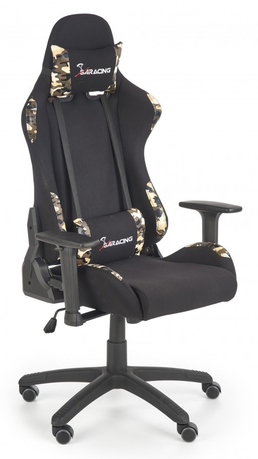 HALMAR Fotel gamingowy EXODUS moro / czarny