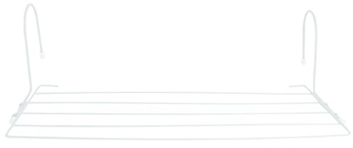 MSV 130039 stojak na pranie do grzejnika nierdzewna polipropylenu Biały/niebieski/52 x 24 x 5 cm