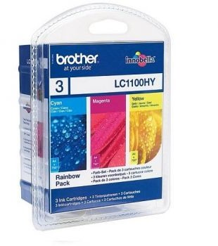 Фото - Чорнила й тонер Brother LC-1100HYRBWBP multipack tusz oryginalna 