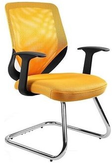 Unique Krzesło Mobi Skid żółte W-953-10