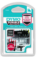 Dymo Oryginał taśma do drukarek etykiet D1 Durable | 12mm x 3m | biały/czarny 1978365