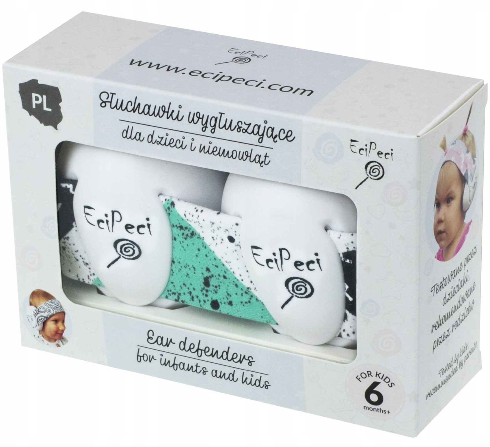 EciPeci Słuchawki Wygłuszające Ochronne Dla Dzieci