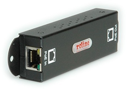 Roline 21131188 Gigabit PoE + Extender Czarny 21131188