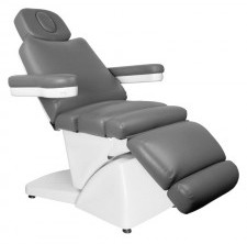 ActiveShop FOTEL KOSMETYCZNY ELEKTR. AZZURRO 878 5 SILN. SZARY 8785S