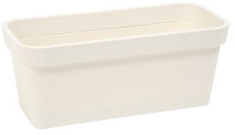 LAMELA Skrzynka balkonowa 60 x 17 cm kremowa LOBELIA