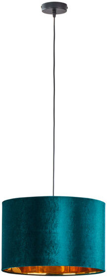 TK Lighting Lampa wisząca welurowa TERCINO GREEN śr. 38cm zielony TK6169