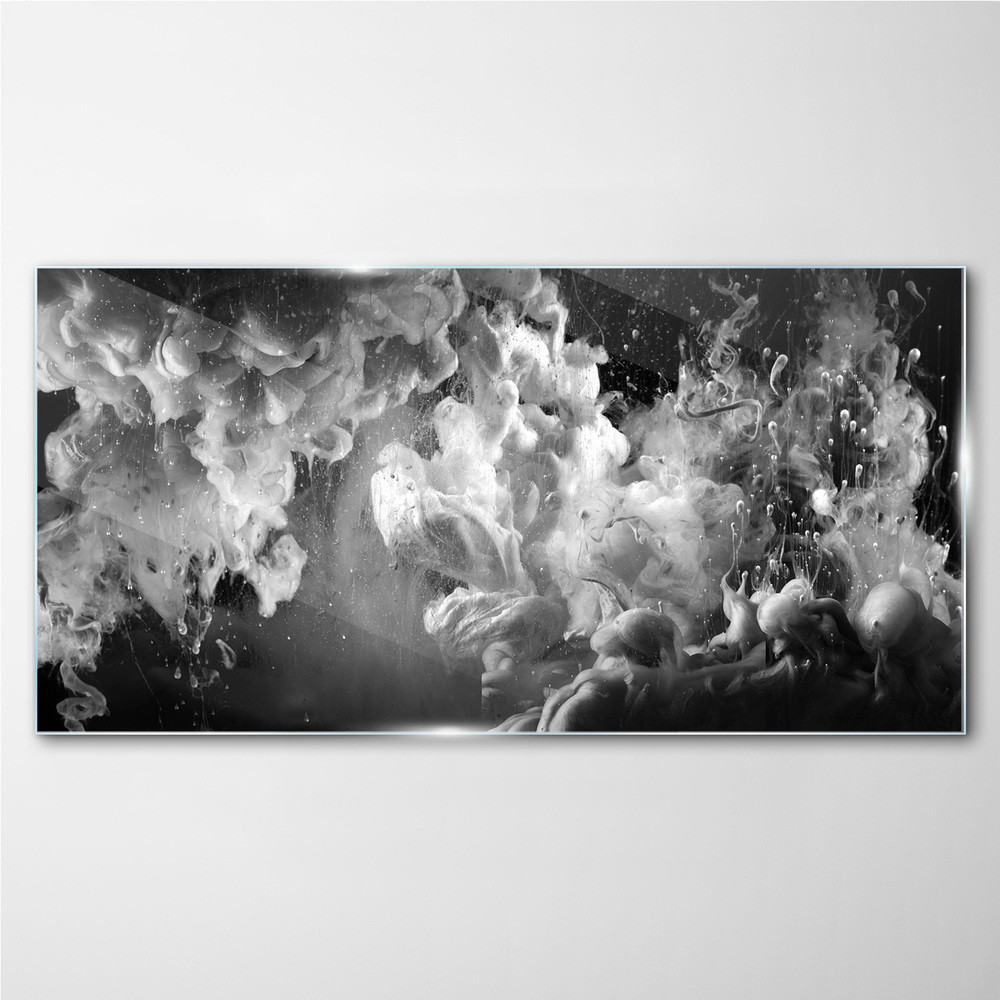 PL Coloray Obraz na Szkle Abstrakcja Atrament 100x50cm