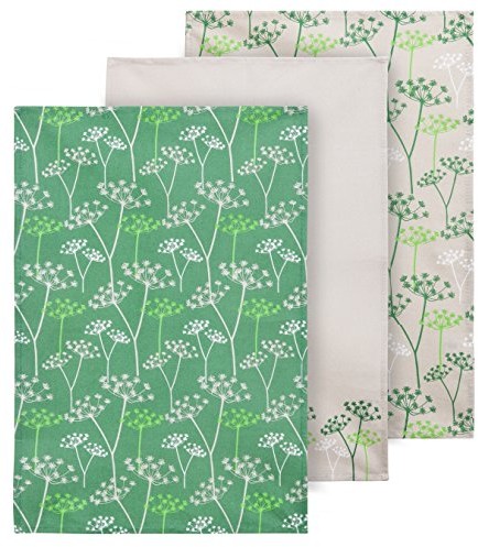 Premier Housewares Premier housewares krowa pietruszki ściereczki do naczyń  zestaw 3 5100149