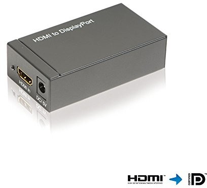 HDSupply HDSupply DA120 - konwerter HDMI/DisplayPort (gniazdo HDMI konwertowane na gniazdo DisplayPortu) - czarny 4260134113397