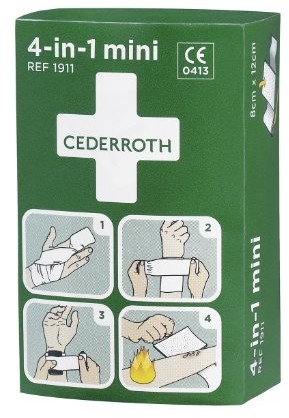 Salvequick Salve Quick Cederroth w mini bloodstopper 1911