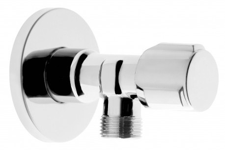 Ferro Zawór grzybkowy z rozetą i metalowym pokrętłem 1/2"x3/4" Z1234G Z1234G