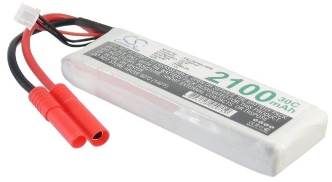 Cameron Sino 2100mAh 15.54Wh Li-Polymer 7.4V 2S 30C Gold Plug Cameron Sino)