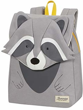 Samsonite Samsonite Happy Sammies - plecak dziecięcy, szary (Raccoon Remy) (szary) - 132076/8735 132076/8735