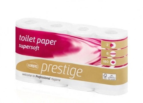 Wepa Papier toaletowy dwuwarstwowy (8rolek)180 listków 028670-062771 MT1