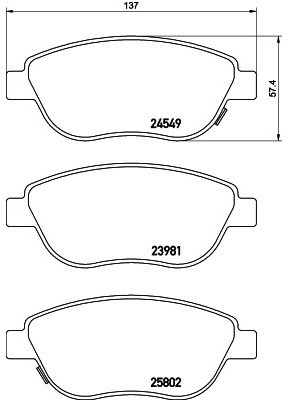 HELLA PAGID - Pagid GmbH) PAGID - Pagid GmbH) 8DB 355 020-881 8DB 355 020-881