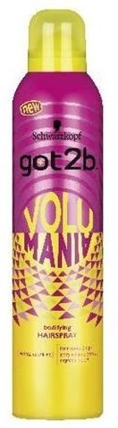 Schwarzkopf Got2b Volumania Bodifying Hairspray lakier do włosów nadający objętość Hold 4 300ml 45973-uniw