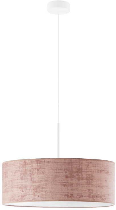 LYSNE Nowoczesna lampa sufitowa wisząca SINTRA VELUR fi 50 cm kolor różowy 14531V/1222 kolor różowy