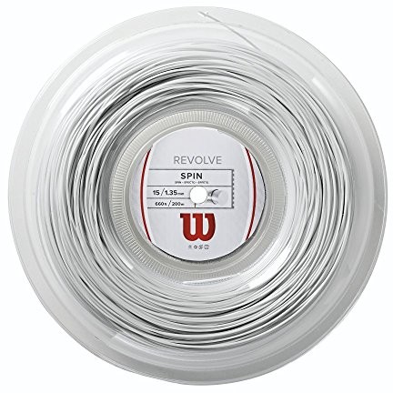 Wilson Struna Tennis Revolve 16/1.35 mm rolka 200 m White, biały 0887768277710