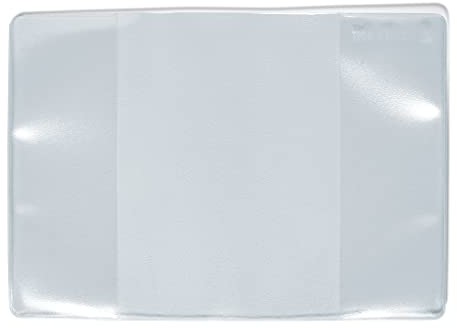 Herma 5041 etui na identyfikator, etui na dowód osobisty podwójne (2 x 80 x 113 mm, przezroczyste), odpowiednie do dokumentów w formacie DIN A7, 25 koszulek na karty 5041