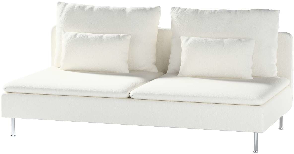 Dekoria pl pl Pokrowiec na moduł Söderhamn 3-osobowy biała bukla 186 x 99 x 83 cm Teddy 1006-702-80
