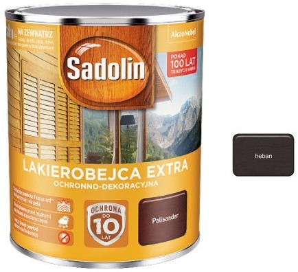 Sadolin EXTRA- lakierobajca do drewna, heban, 5l