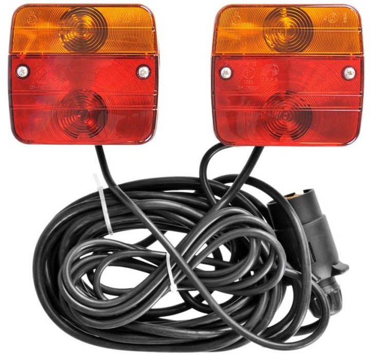 PAT Europe ProPlus Lampy magnetyczne do przyczepy, kabel 7,5 + 2,5 m, 330418 330418