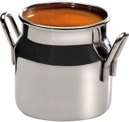 APS Mini bańka, kanka 0,08 l, zestaw 4 sztuk, inox | Snack Holder 40640
